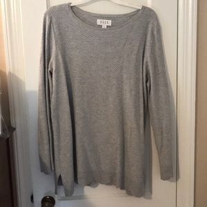 Women's ELLE™ Scallop Hem Tunic Sweater